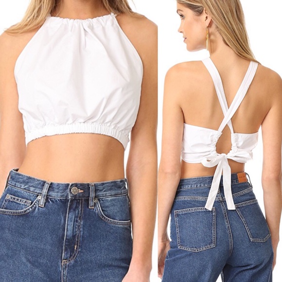 Rebecca Taylor Tops - ⚡️NWT REBECCA TAYLOR La Vie Poplin Crop Top